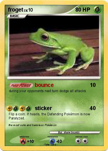 Pokemon froget