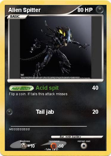 Pokemon Alien Spitter