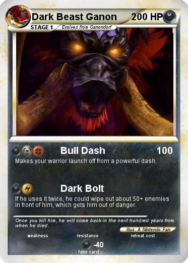 Pokemon Dark Beast Ganon