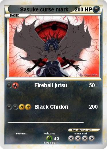 Pokemon Sasuke curse mark