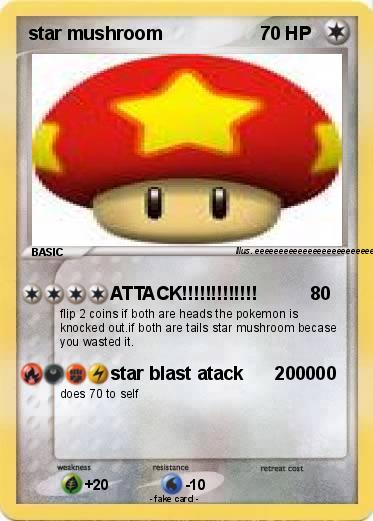 Pokemon star mushroom