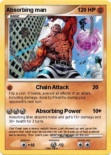 Pokemon Absorbing man