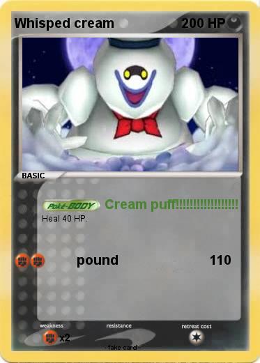 Pokemon Whisped cream