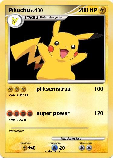 Pokemon Pikachu