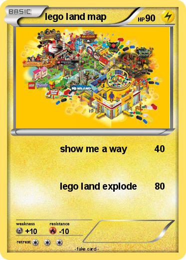 Pokemon lego land map