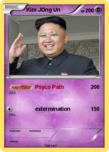 Pokemon Kim JOng Un