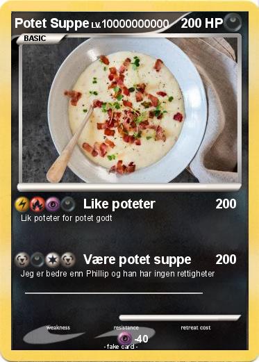 Pokemon Potet Suppe