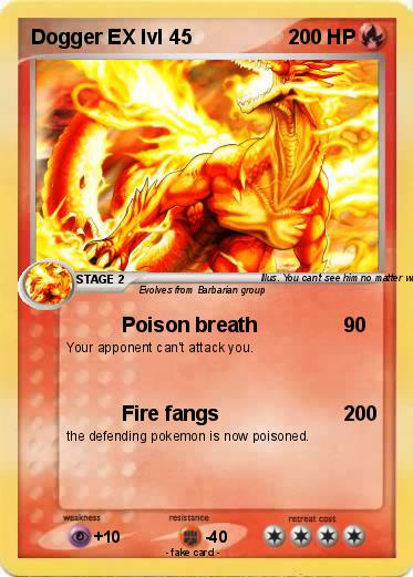 Pokemon Dogger EX lvl 45