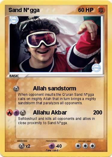 Pokemon Sand N*gga