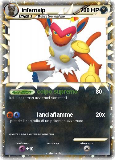 Pokemon infernaip
