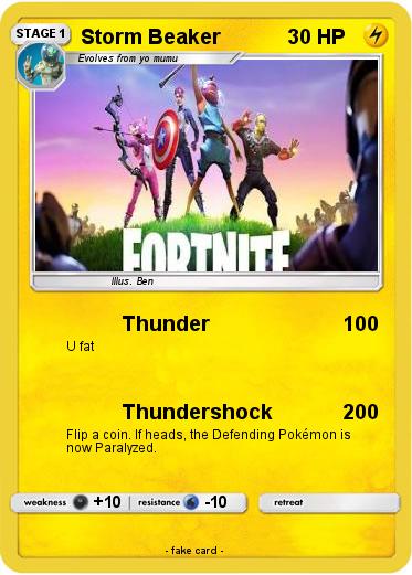 Pokemon Storm Beaker