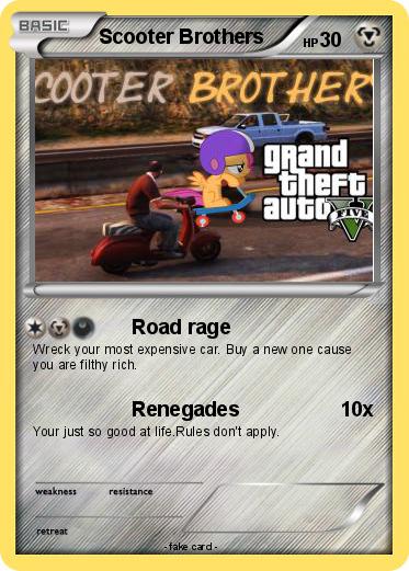 Pokemon Scooter Brothers