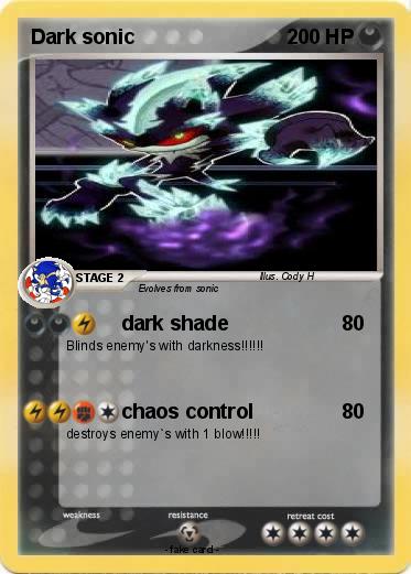 Pokemon Dark sonic