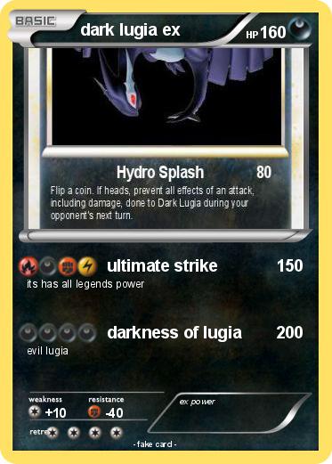 Pokemon dark lugia ex