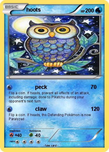 Pokemon hoots