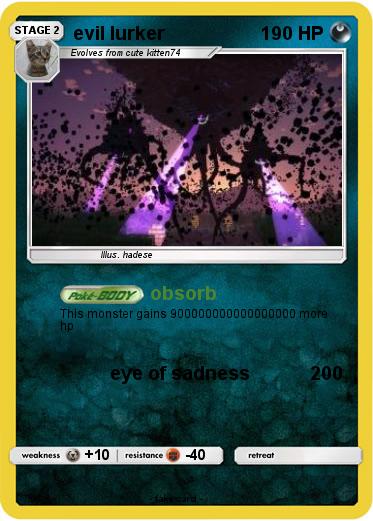 Pokemon evil lurker