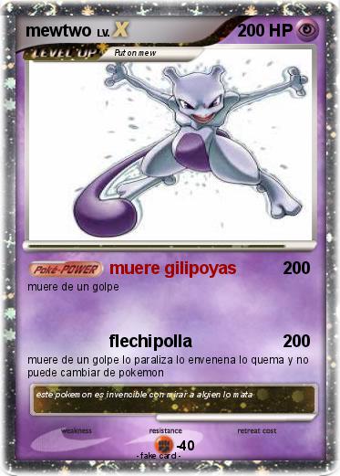 Pokemon mewtwo