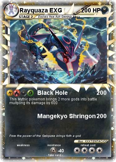 Pokemon Rayquaza EXG