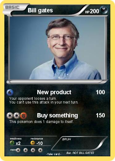 Pokemon Bill gates