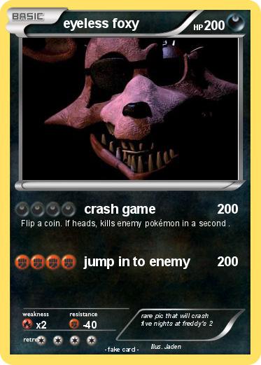 Pokemon eyeless foxy