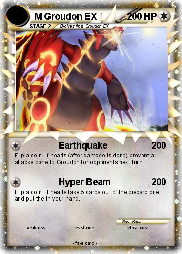 Pokemon M Groudon EX