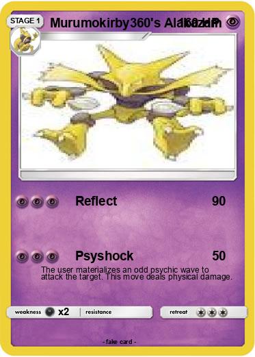 Pokemon Murumokirby360's Alakazam