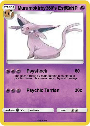 Pokemon Murumokirby360's Espeon