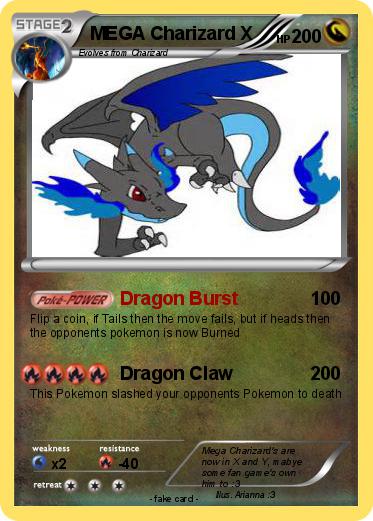 Pokemon MEGA Charizard X