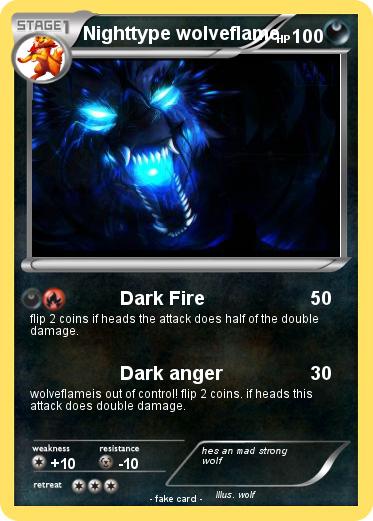 Pokemon Nighttype wolveflame