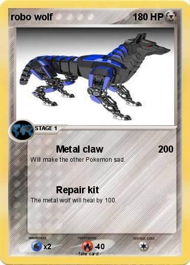 Pokemon robo wolf