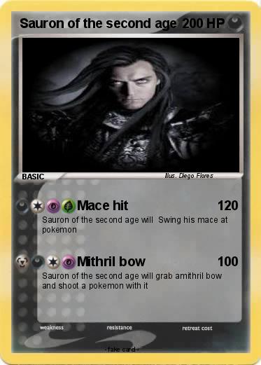 Pokemon Sauron of the second age