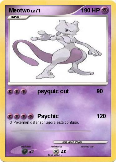 Pokemon Meotwo