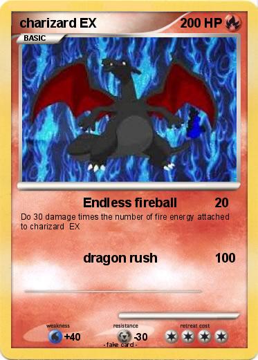 Pokemon charizard EX
