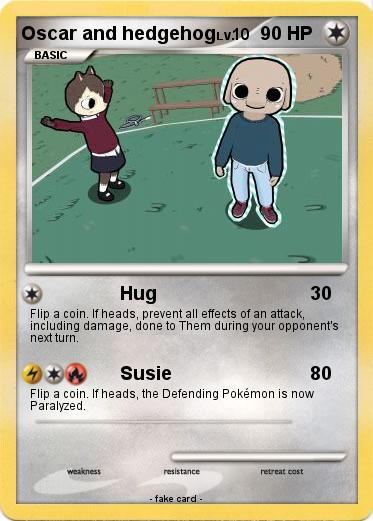 Pokemon Oscar and hedgehog