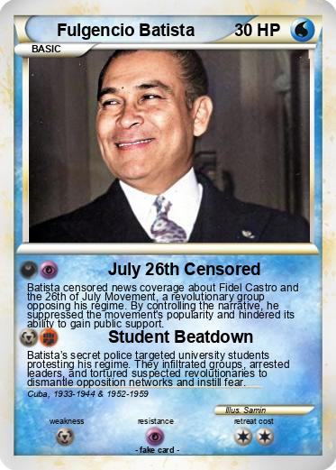 Pokemon Fulgencio Batista