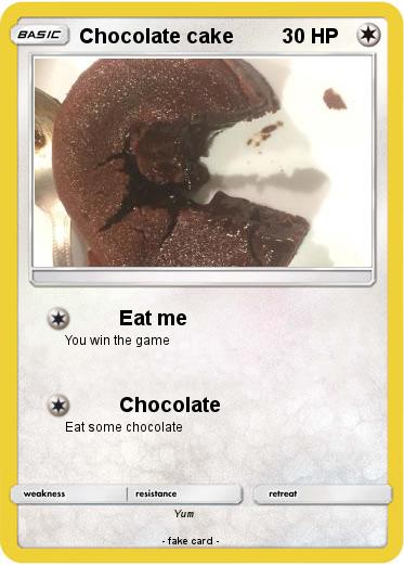 Pokemon Chocolate cake