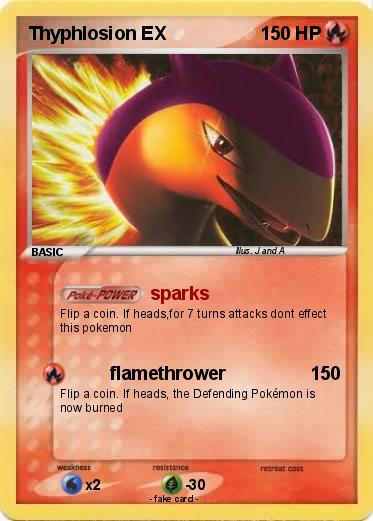 Pokemon Thyphlosion EX