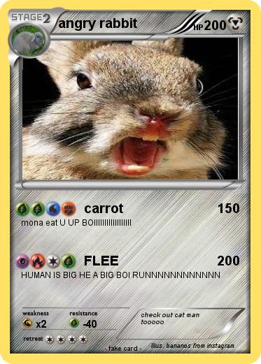 Pokemon angry rabbit
