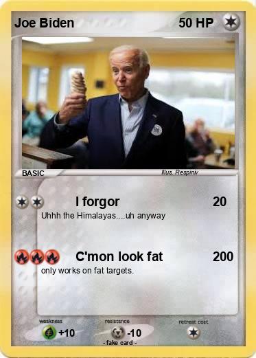 Pokemon Joe Biden