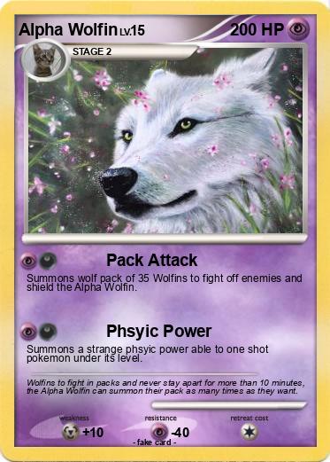 Pokemon Alpha Wolfin