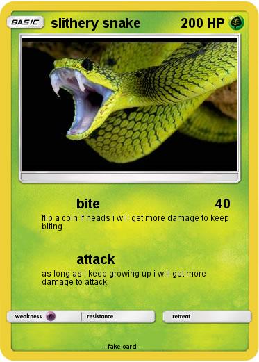 Pokemon slithery snake