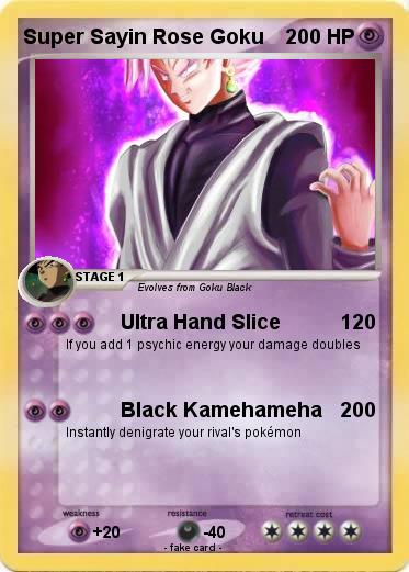 Pokemon Super Sayin Rose Goku