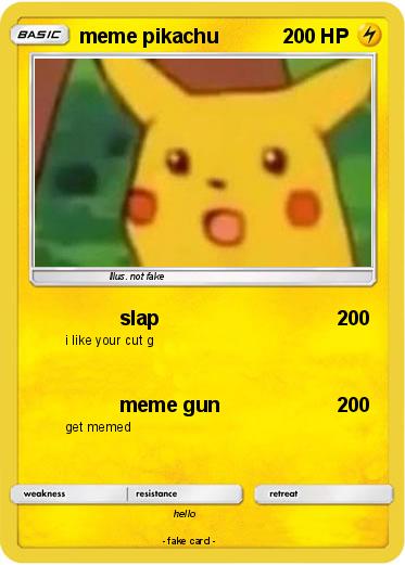 Pokemon meme pikachu