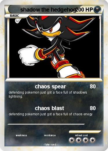 Pokemon shadow the hedgehog
