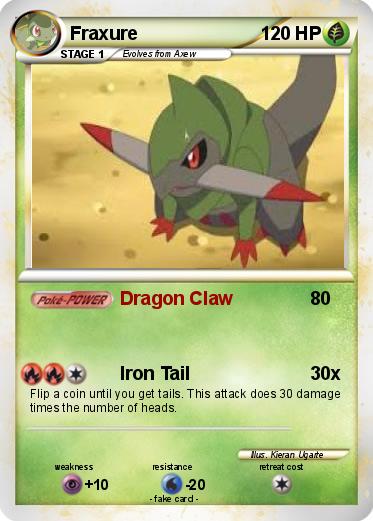Pokemon Fraxure