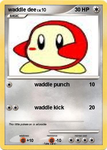 Pokemon waddle dee