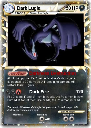 Pokemon Dark Lugia