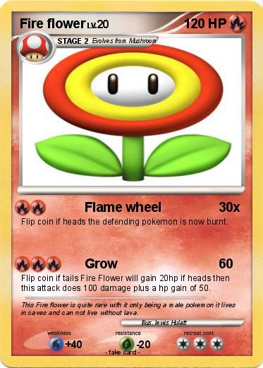 Pokemon Fire flower