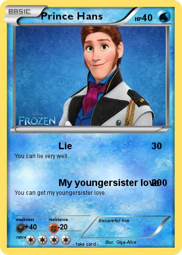 Pokemon Prince Hans