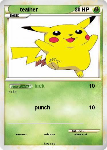 Pokemon teather